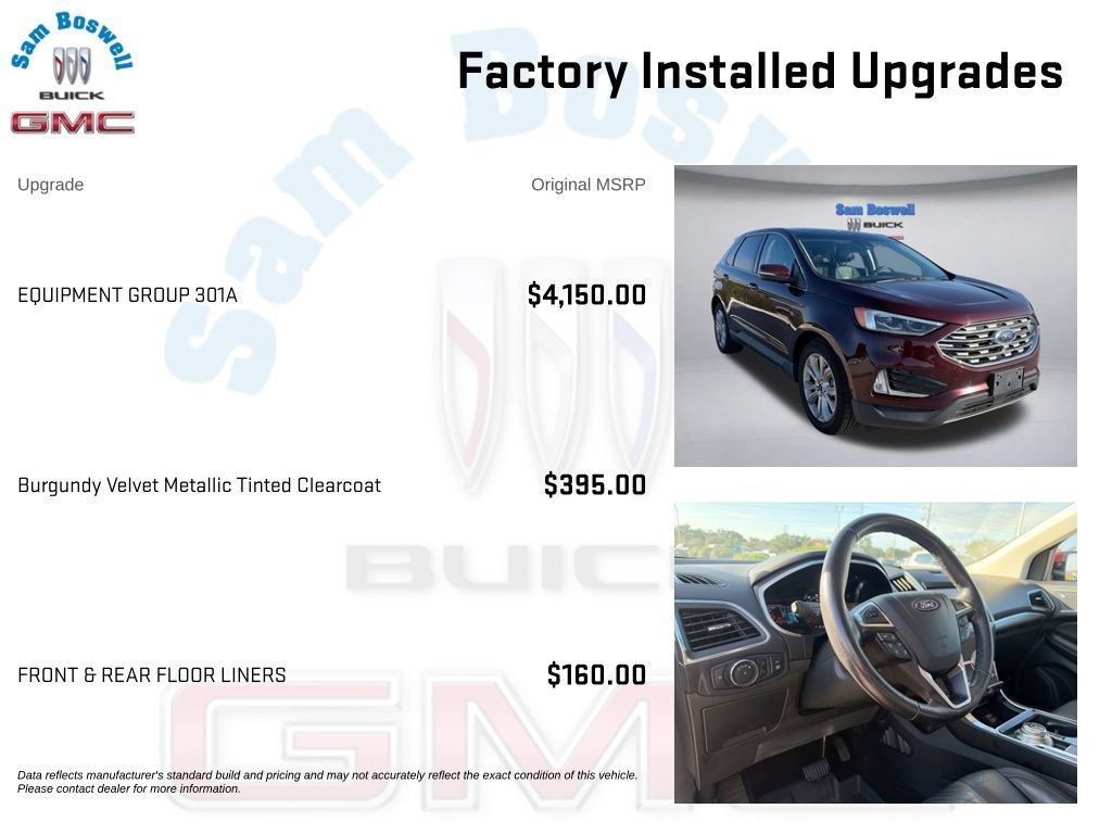 Used 2020 Ford Edge Titanium w/ Equipment Group 301A FWD image 4