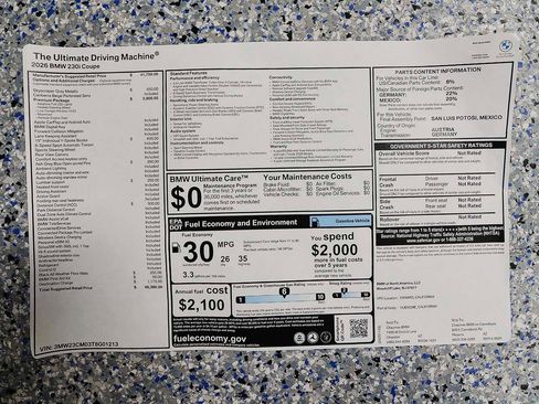 New 2026 BMW 230i Coupe w/ Premium Package image 17