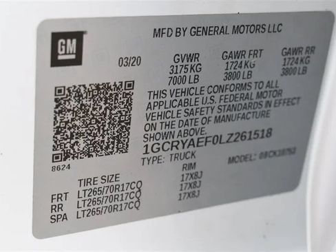 Used 2020 Chevrolet Silverado 1500 W/T w/ WT Value Package AWD/4WD image 33