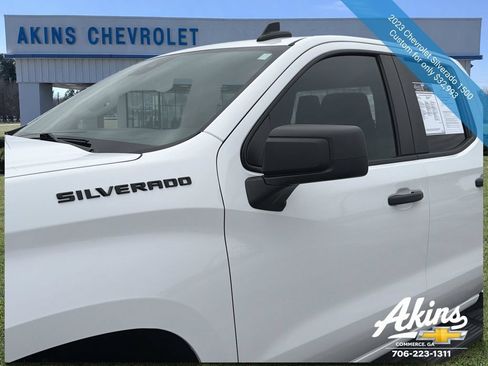 Certified 2023 Chevrolet Silverado 1500 Custom w/ LPO, Dark Essentials Package AWD/4WD image 13