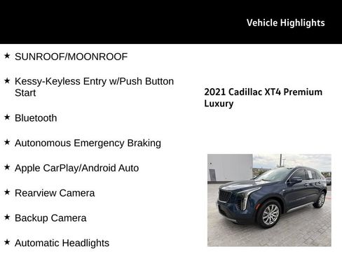 Used 2021 Cadillac XT4 Premium Luxury AWD/4WD image 27