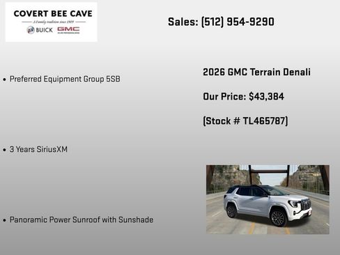 New 2026 GMC Terrain Denali AWD/4WD image 6