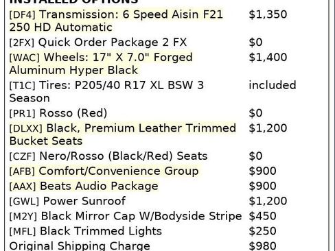 Used 2015 FIAT 500 Abarth w/ Beats Audio Package image 4