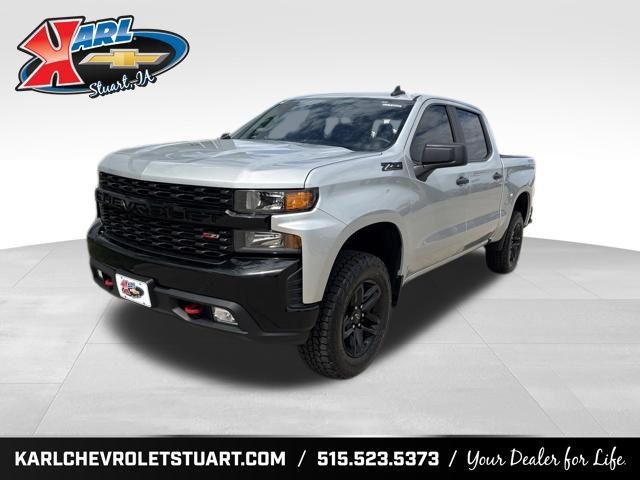 Used 2021 Chevrolet Silverado 1500 Custom Trail Boss w/ LPO, Dark Essentials Package AWD/4WD image 1