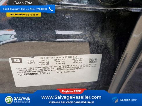 Used 2014 Chevrolet Cruze LT w/ All-Star Edition FWD image 16