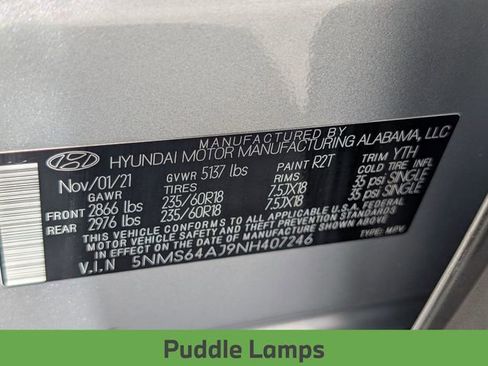 Used 2022 Hyundai Santa Fe SEL w/ Convenience Package FWD image 28