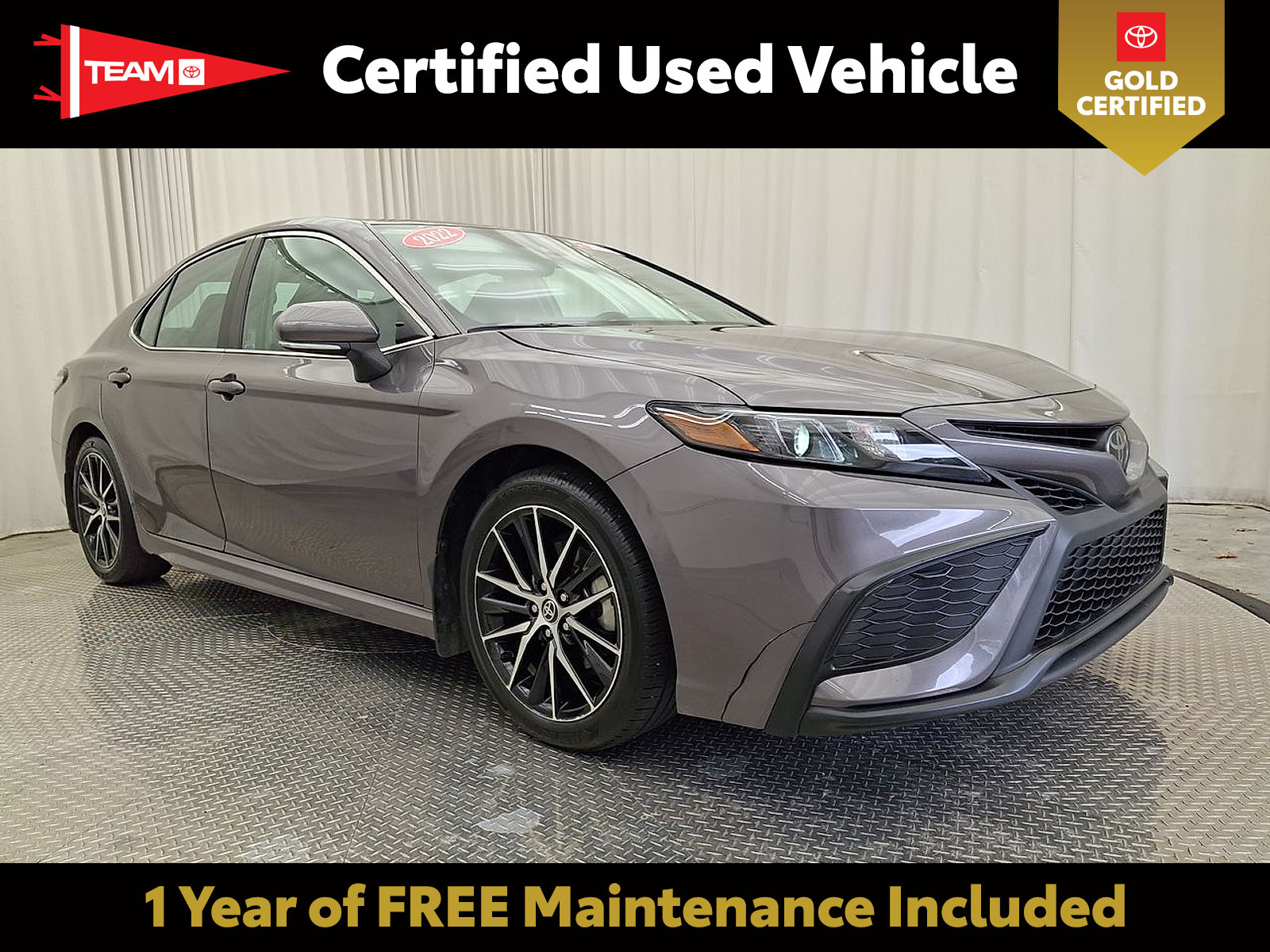 Certified 2022 Toyota Camry SE w/ Cold Weather Package AWD/4WD image 1