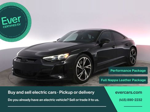Used 2022 Audi e-tron GT Prestige AWD/4WD image 1