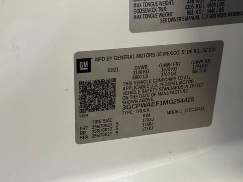 Used 2021 Chevrolet Silverado 1500 W/T w/ WT Value Package RWD image 50