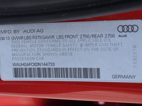 Used 2013 Audi A6 3.0T Prestige w/ Prestige Pkg image 54