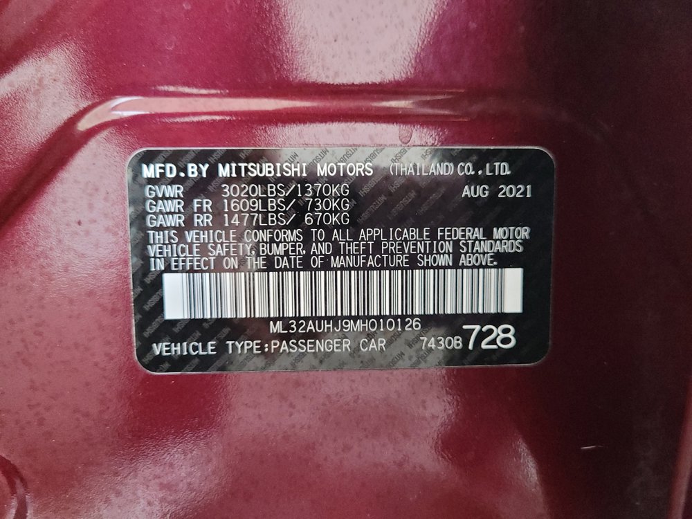 Used 2021 Mitsubishi Mirage FWD image 33