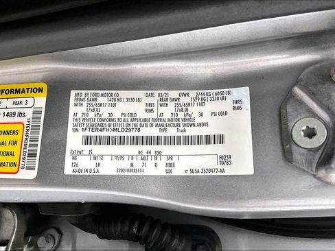Used 2021 Ford Ranger XLT w/ Equipment Group 301A Mid AWD/4WD image 35