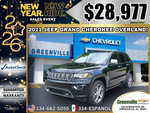 Used 2021 Jeep Grand Cherokee Overland w/ Trailer Tow Group IV image 1