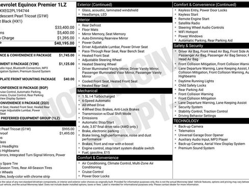 Used 2023 Chevrolet Equinox Premier AWD/4WD image 84