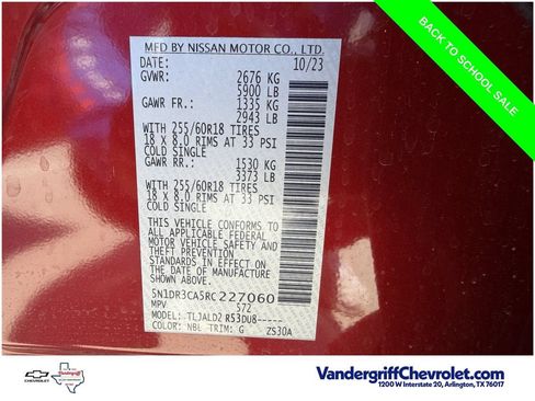 Used 2024 Nissan Pathfinder SL FWD image 31