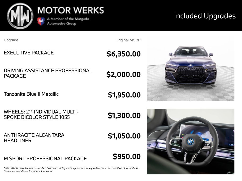 Used 2026 BMW 750e xDrive w/ Executive Package AWD/4WD image 4