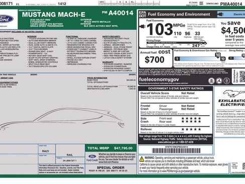 Used 2023 Ford Mustang Mach-E Select RWD image 6