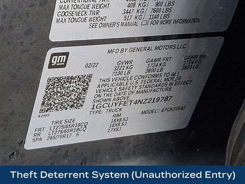 Used 2022 Chevrolet Silverado 1500 LT Trail Boss image 30