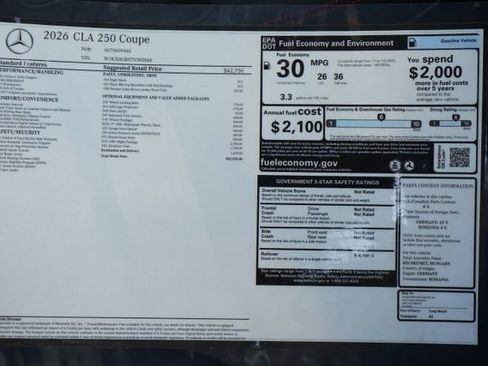 Used 2026 Mercedes-Benz CLA 250 image 30