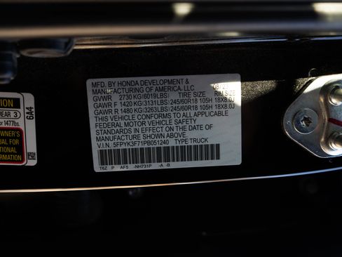 Certified 2023 Honda Ridgeline RTL-E image 47