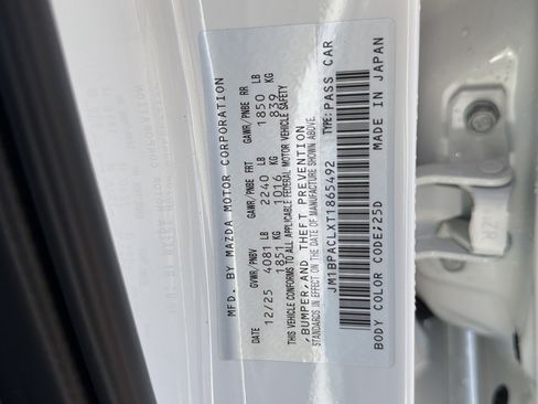 New 2026 MAZDA MAZDA3 2.5 S Sedan w/ Preferred Pkg image 29