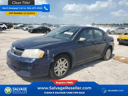 Used 2014 Dodge Avenger SE FWD image 1