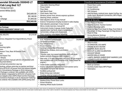 Used 2020 Chevrolet Silverado 3500 LT image 2