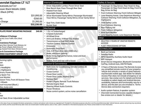 Used 2024 Chevrolet Equinox LT AWD/4WD image 2