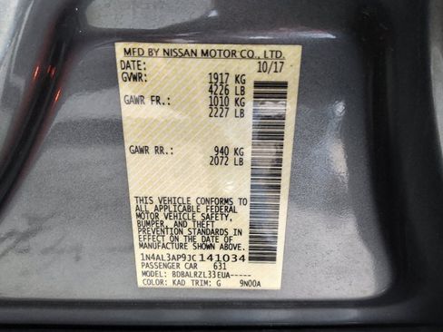Used 2018 Nissan Altima 2.5 SL FWD image 33