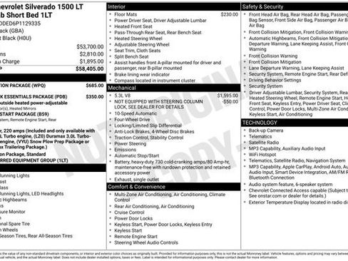 Used 2023 Chevrolet Silverado 1500 LT w/ Protection Package AWD/4WD image 12
