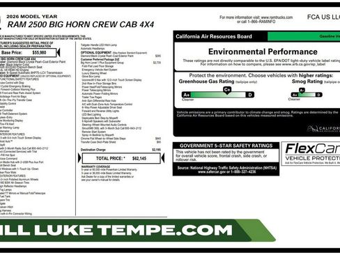 Used 2026 RAM 2500 Big Horn AWD/4WD image 1