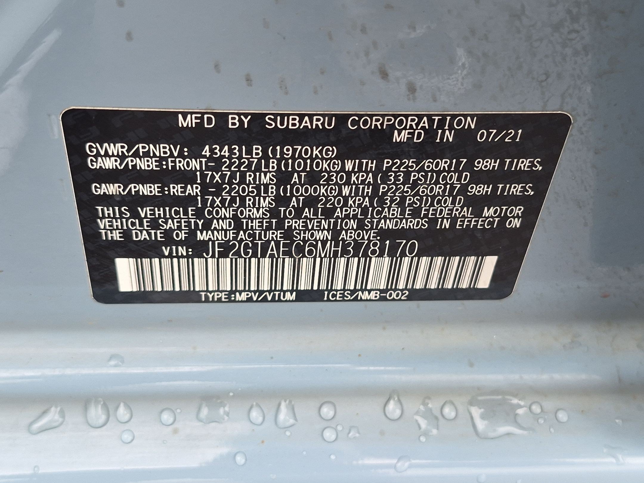 Used 2021 Subaru Crosstrek 2.0i Premium w/ Moonroof Package AWD/4WD image 36