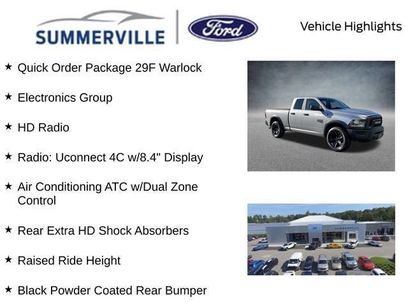 Used 2021 RAM 1500 Classic Warlock w/ Electronics Group