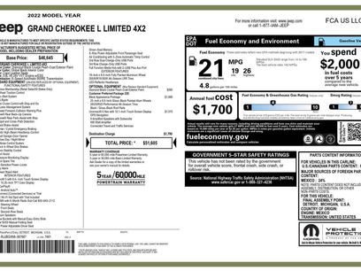 Used 2022 Jeep Grand Cherokee L Limited w/ Black Appearance Package
