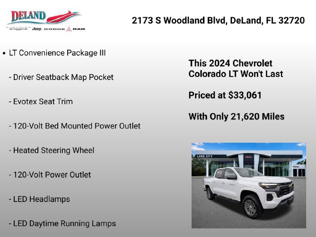 Used 2024 Chevrolet Colorado LT w/ LT Convenience Package III AWD/4WD image 29
