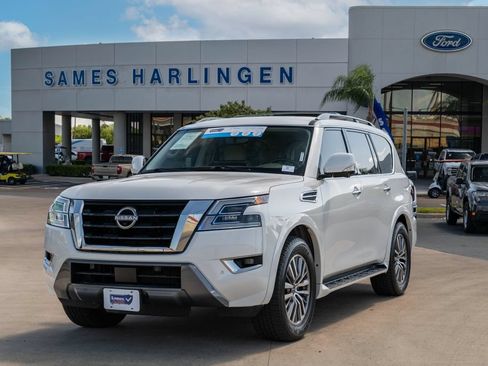 Used 2023 Nissan Armada SL w/ Captain's Chairs Package RWD image 1