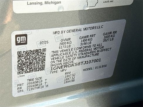 New 2026 Chevrolet Traverse LT w/ LPO, Floor Liner Package image 44