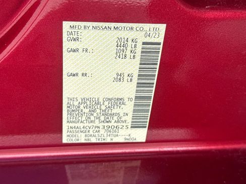 Used 2023 Nissan Altima 2.0 SR FWD image 28