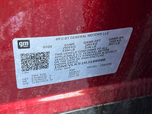 Certified 2024 Chevrolet Traverse RS w/ LPO, Floor Liner Package image 59