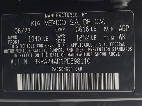 Used 2023 Kia Rio S FWD image 33