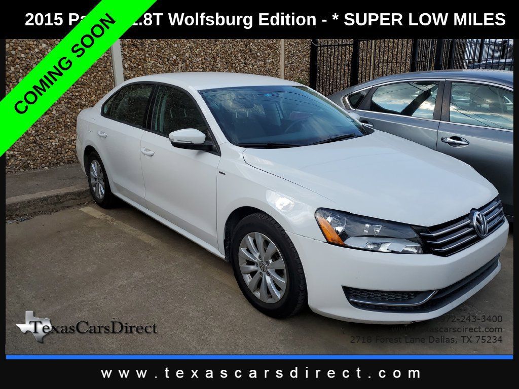 Used 2015 Volkswagen Passat 1.8T Wolfsburg Edition FWD image 1