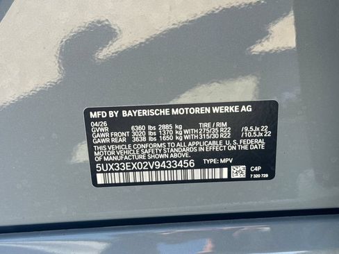 New 2027 BMW X6 xDrive40i AWD/4WD image 34