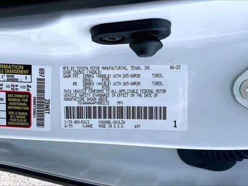 Used 2023 Toyota Sequoia Limited RWD image 36