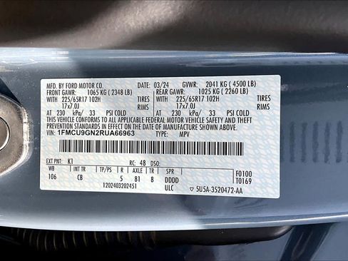 Used 2024 Ford Escape Active w/ Tech Pack #1 AWD/4WD image 31