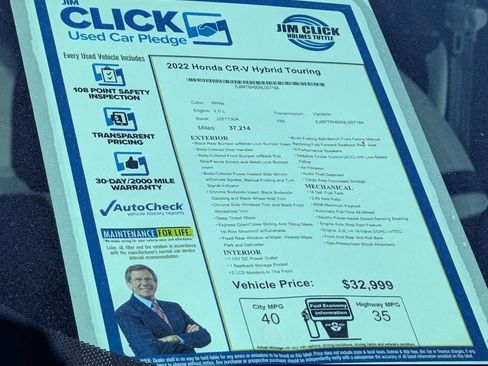 Used 2022 Honda CR-V Touring image 13