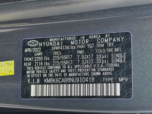 Used 2022 Hyundai Kona SEL w/ Cargo Package AWD/4WD image 12