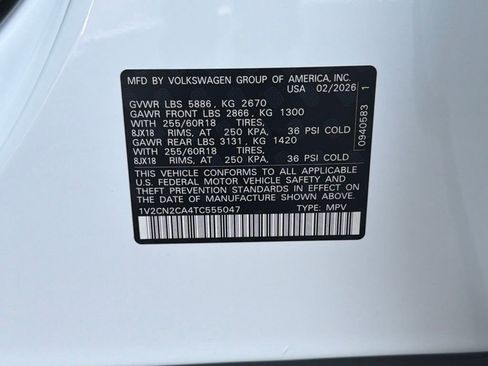 New 2026 Volkswagen Atlas Peak Edition AWD/4WD image 27