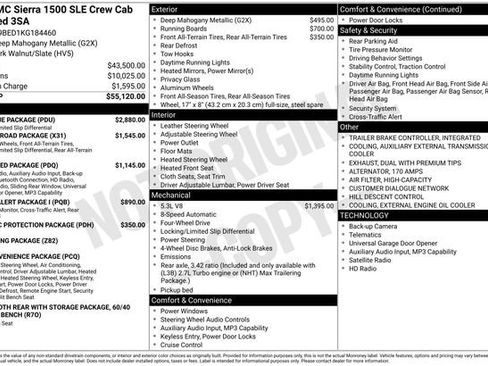 Used 2019 GMC Sierra 1500 SLE w/ SLE Value Package AWD/4WD image 35