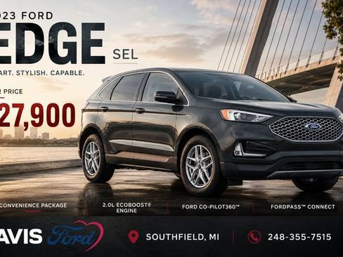 Certified 2023 Ford Edge SEL w/ Convenience Package AWD/4WD image 1