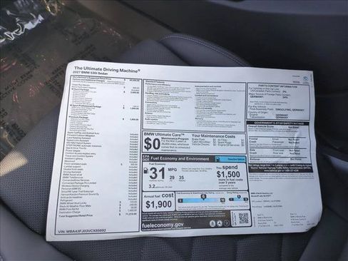 New 2027 BMW 530i w/ M Sport Package RWD image 18